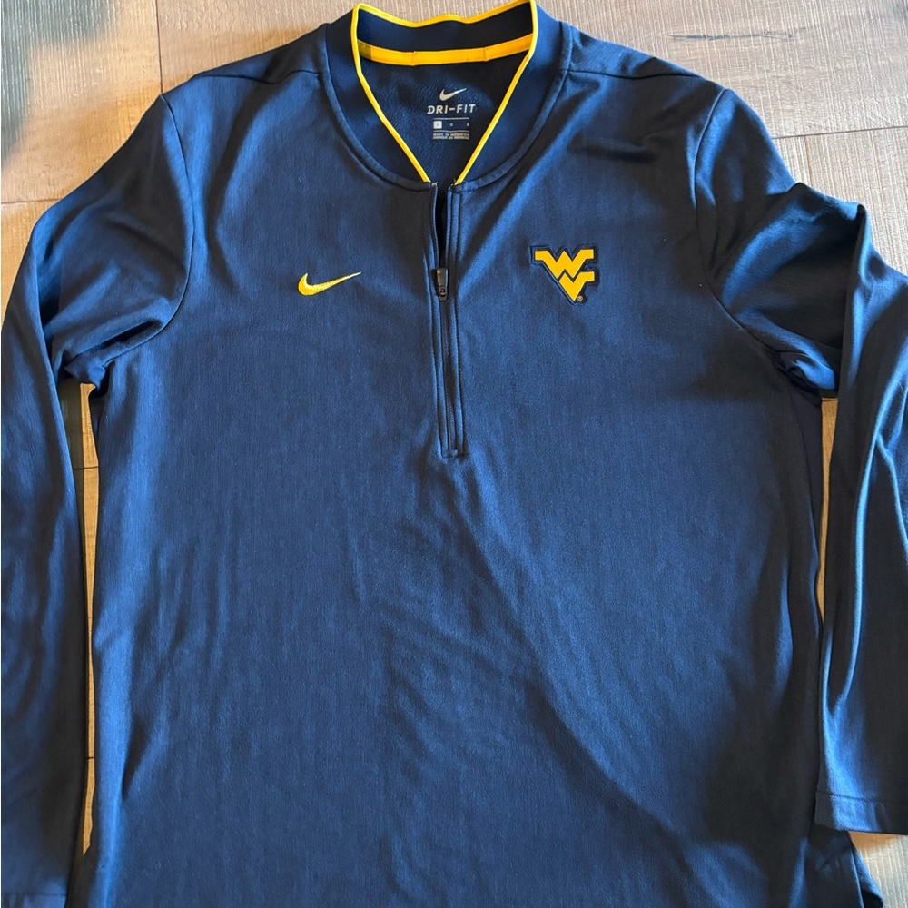 Mens West Virginia quarter zip pullover